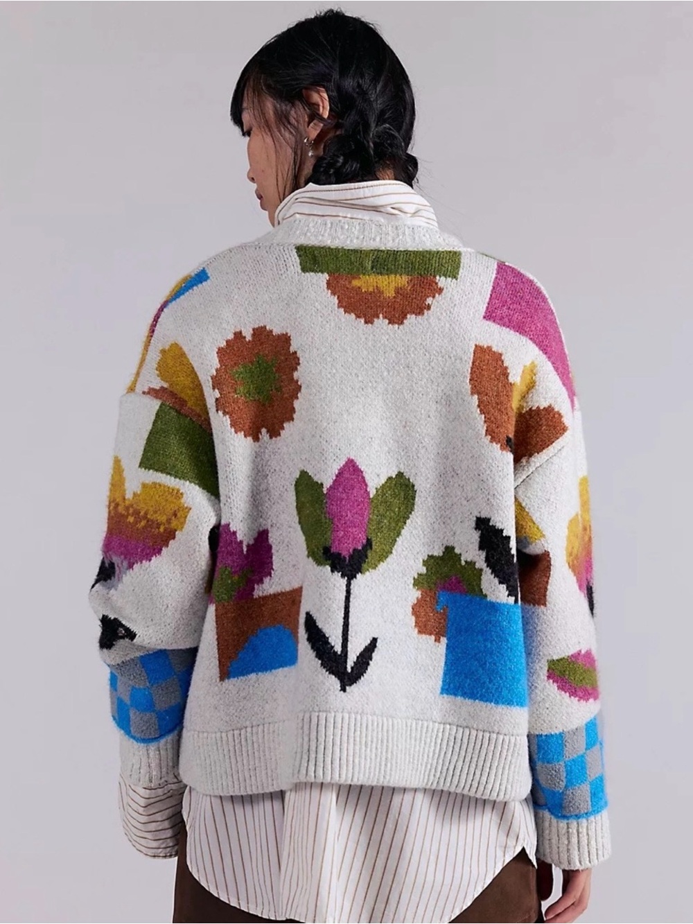 Free People Tulip Whirl Cardigan, NWT Size XS - Picture 2 of 5